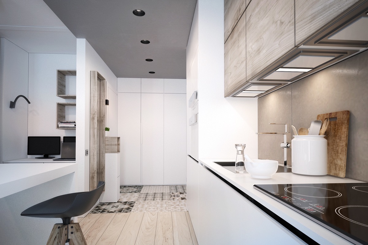 apartment interior kitchen design