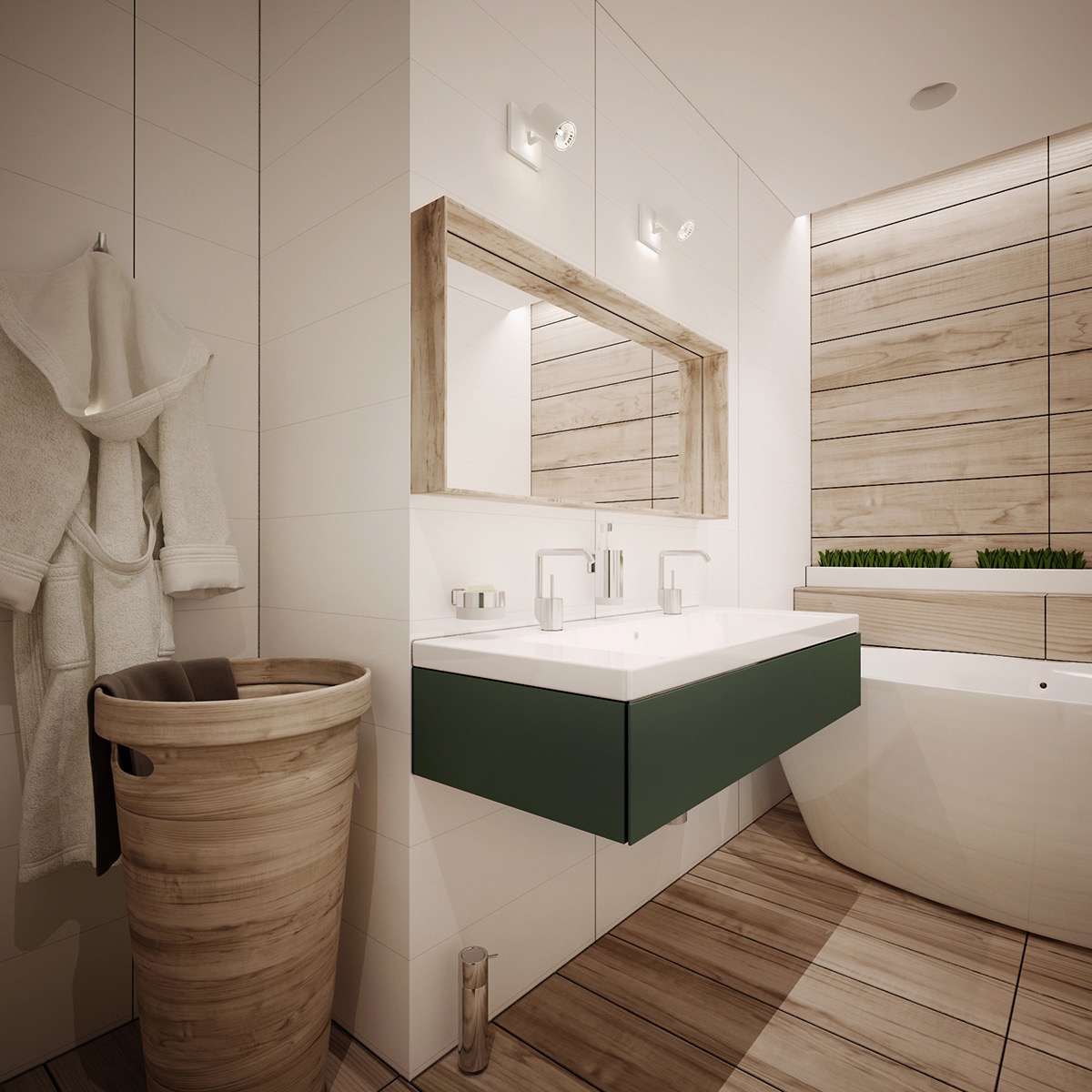 apartment interior bathroom design