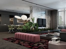 Luxurious living room design