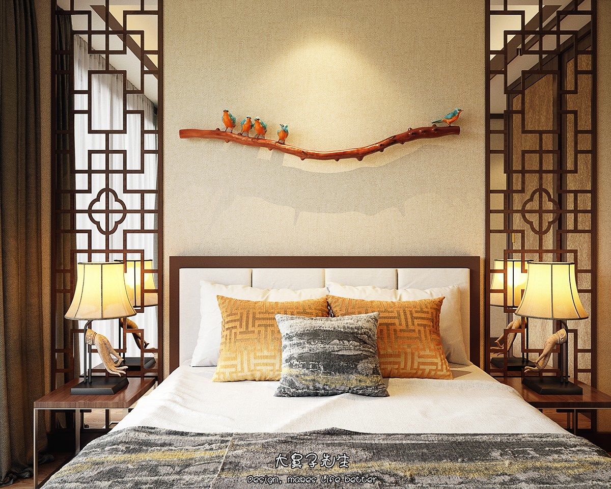 Chinese bedroom decor ideas