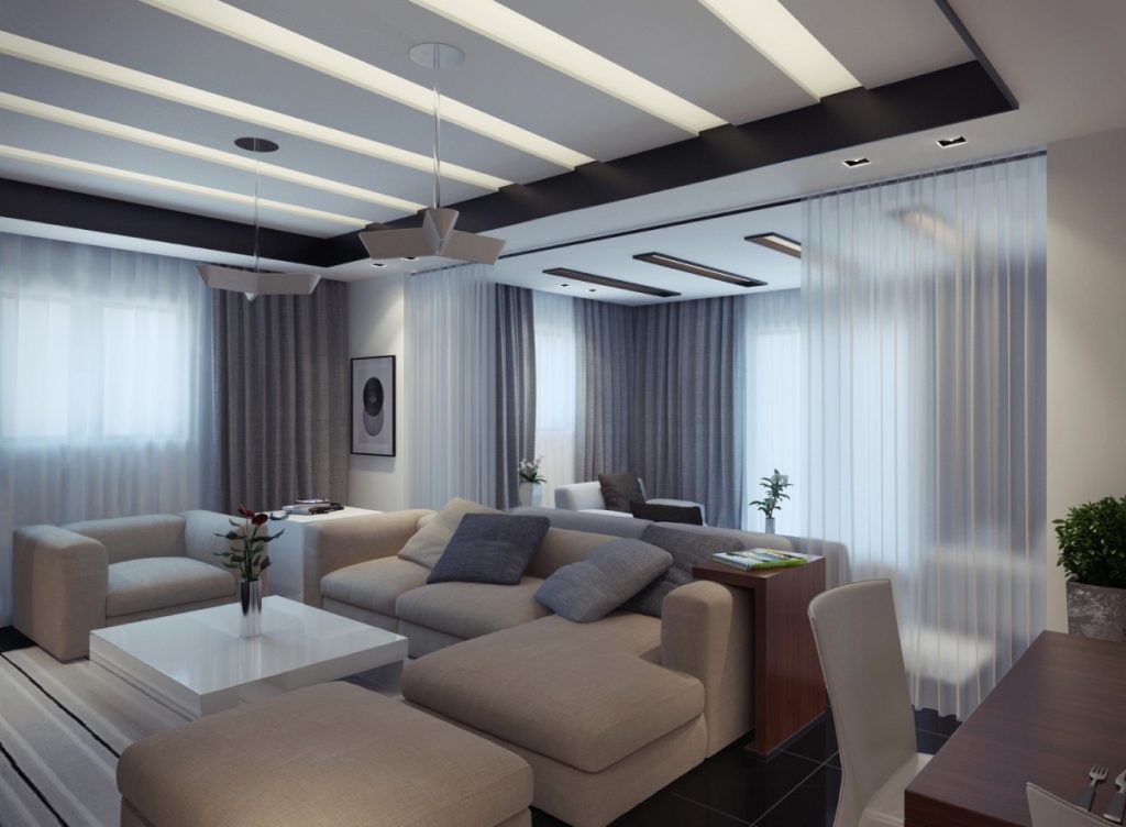 Modern Apartment Design With Soft and Sleek Shades - RooHome