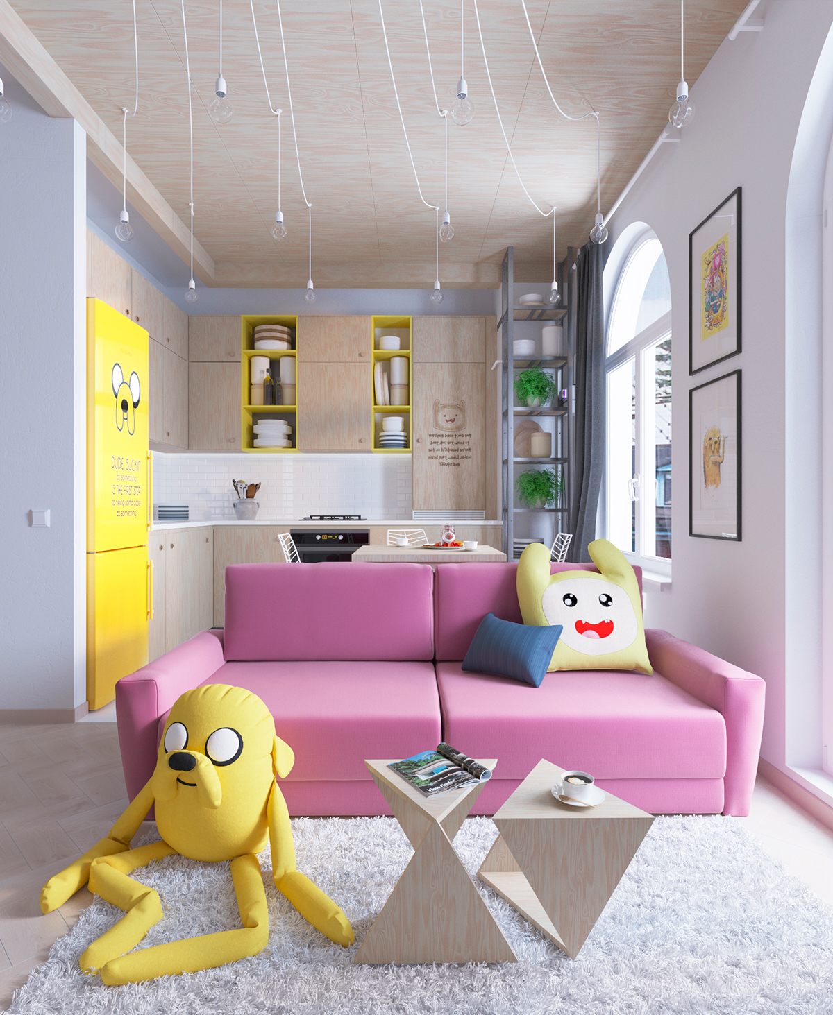 Pop Art apartment interior design