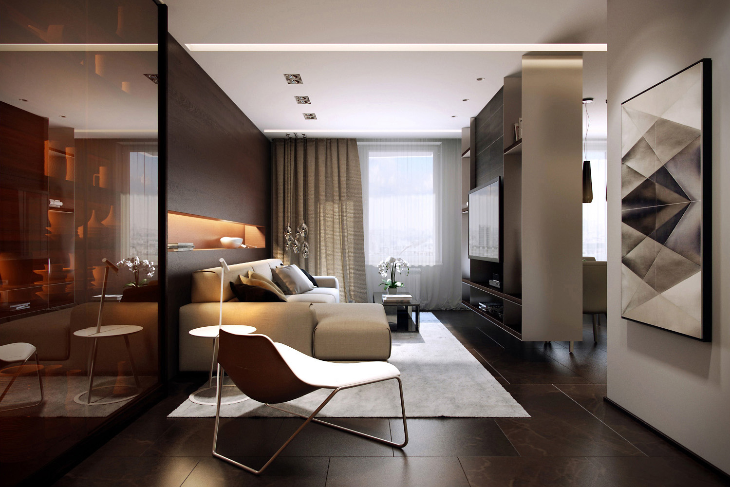 Minimalist living room design