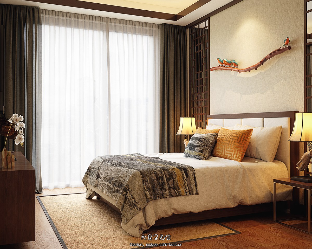 Chinese bedroom designs ideas