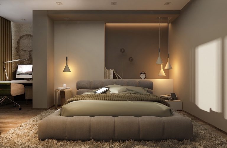 Stunning Bedroom Lighting Design Which Makes Effect Floating Of The Bed Roohome 7936