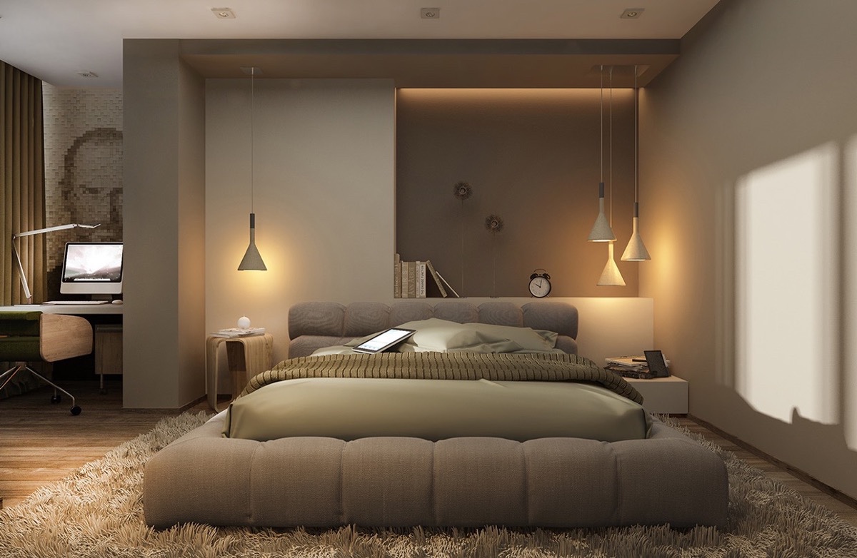 Stunning Bedroom Lighting Design Which Makes Effect Floating Of