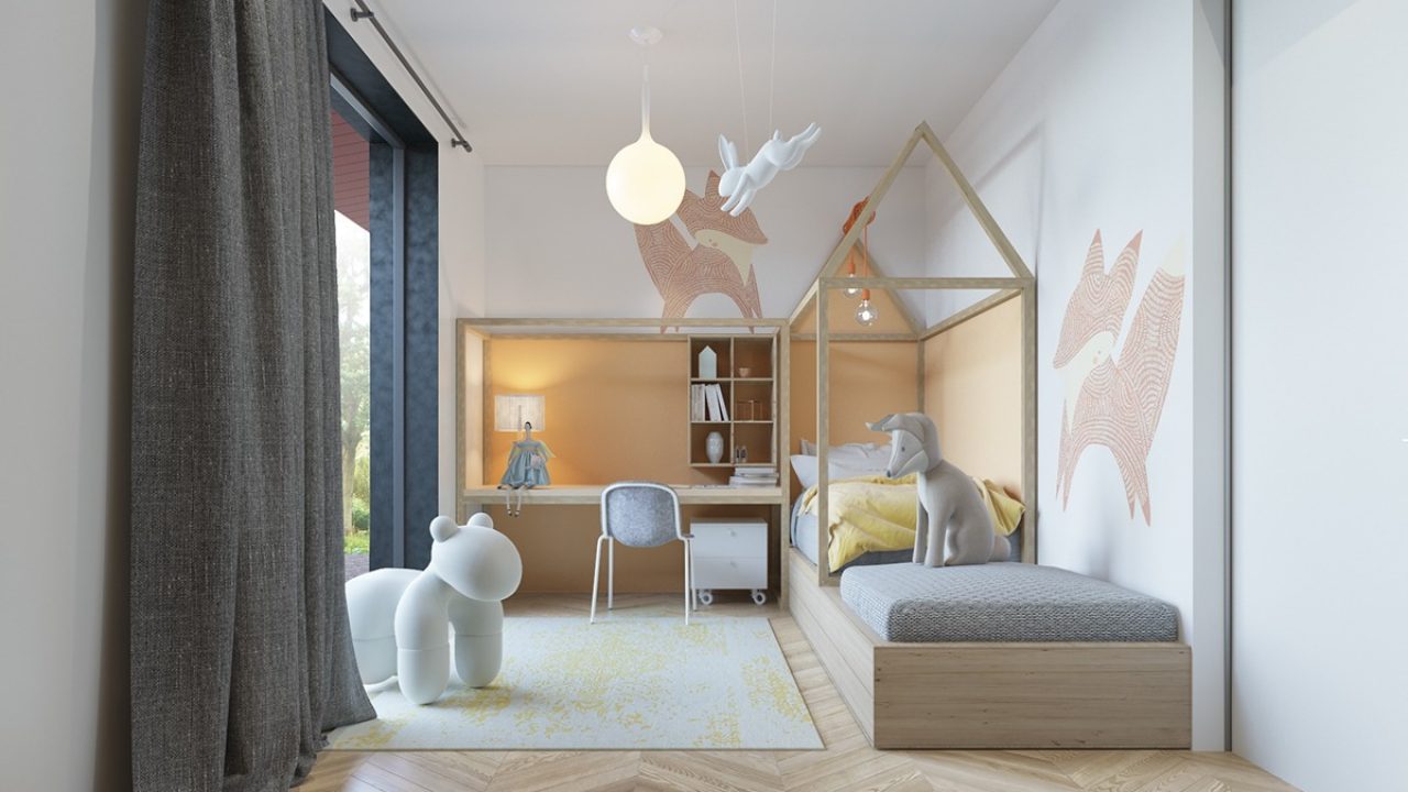 An Awesome Kids Bedroom Ideas With Pastel Color Roohome