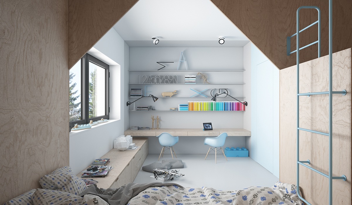 Unique kids bedroom design
