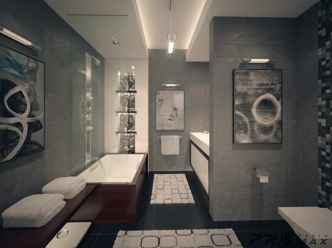 Modern and luxury bathroom design