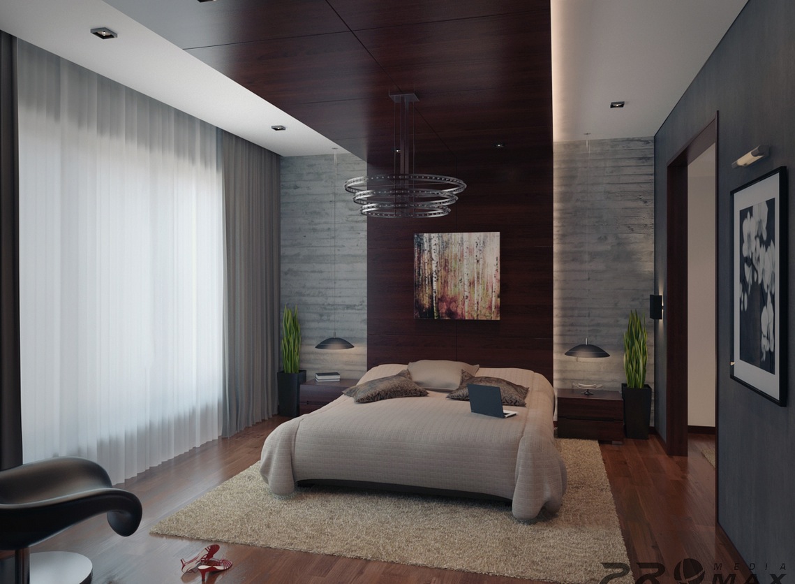 Modern bedroom theme