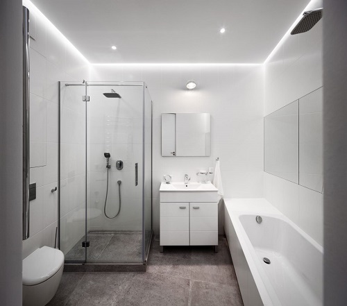 Modern bathroom minimalist design