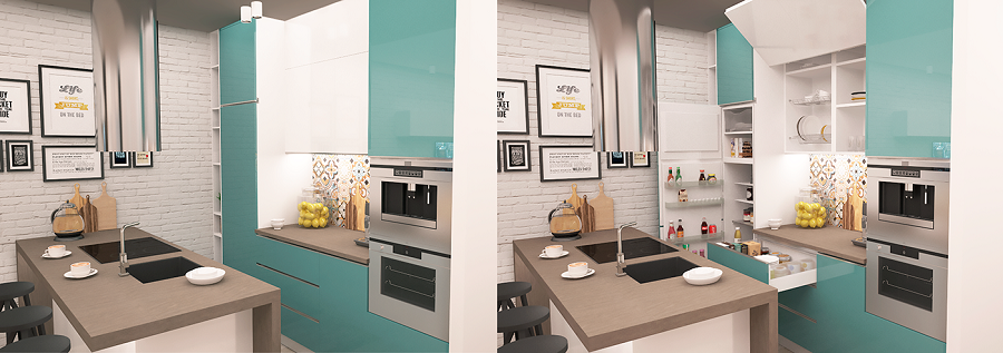 Modern interior for kitchen