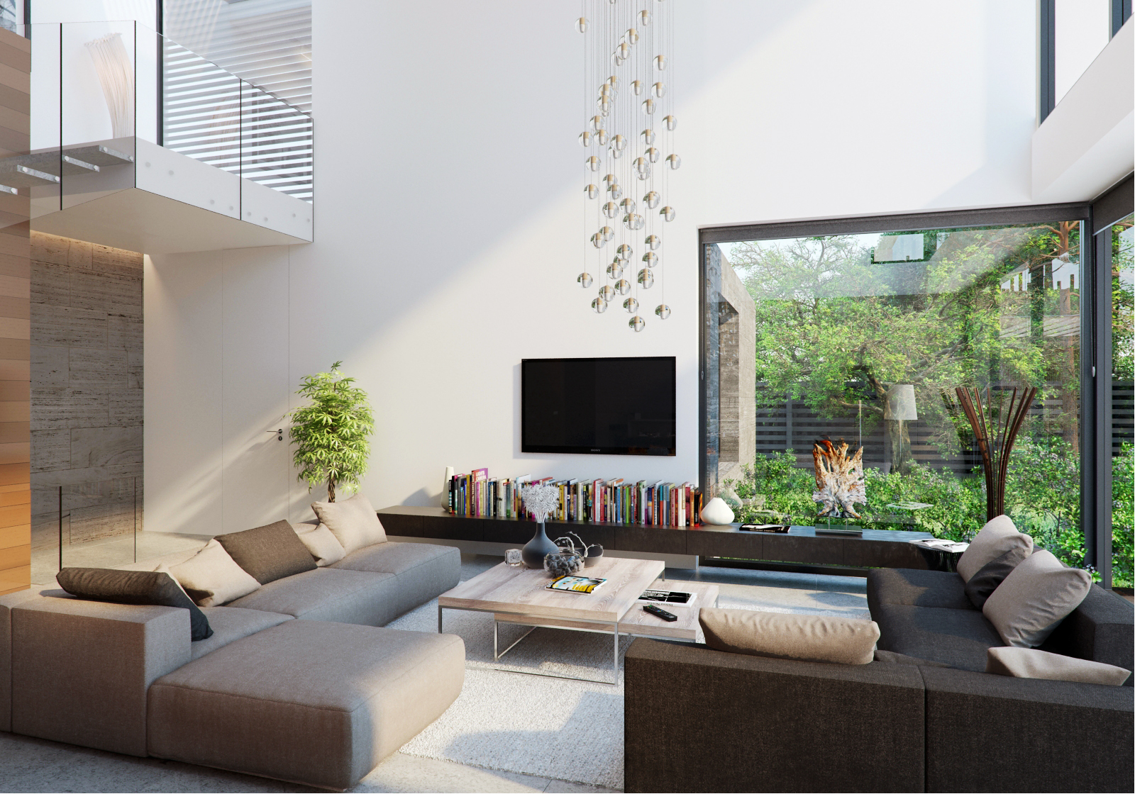 Modern living room interior design