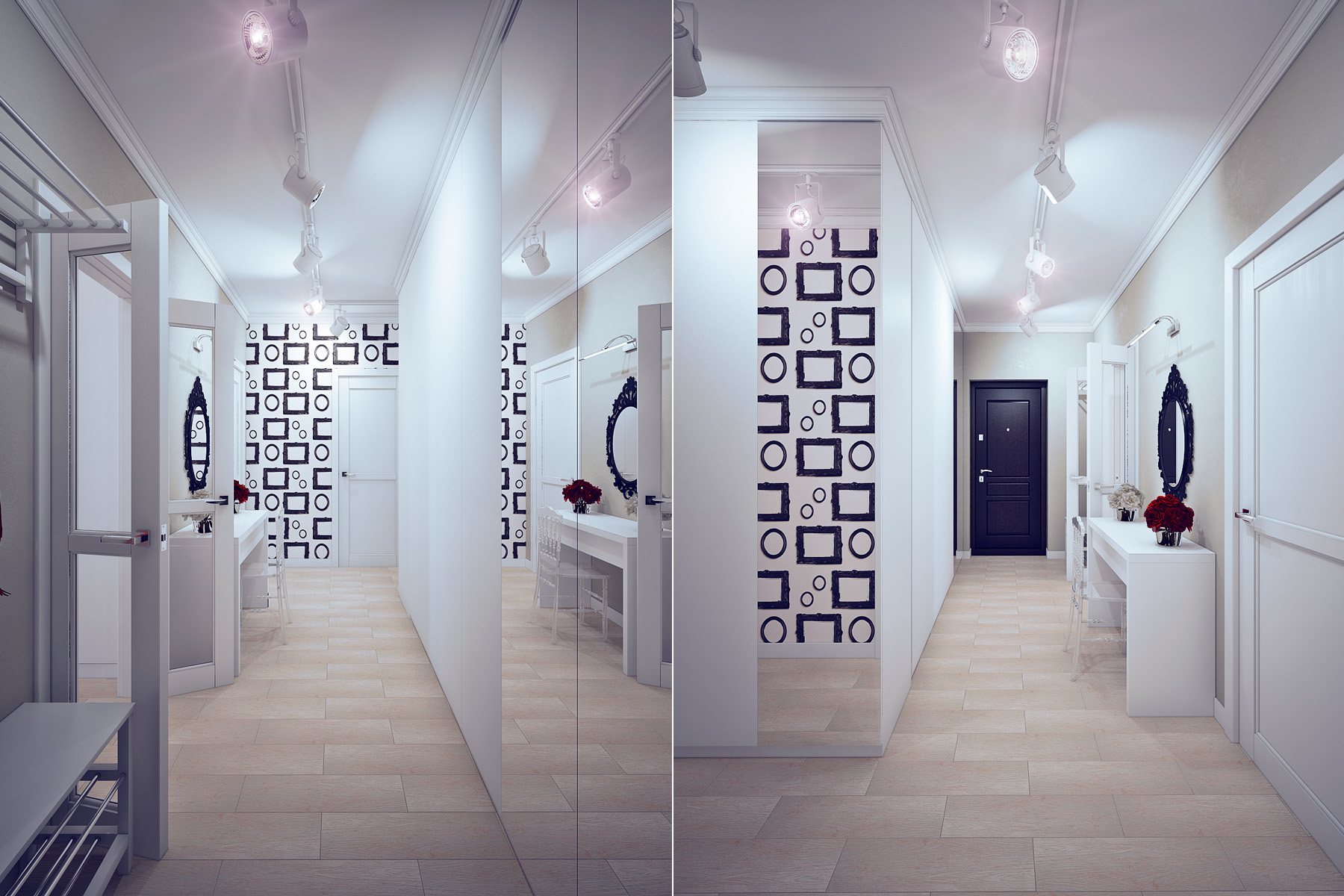 Unique hallway design