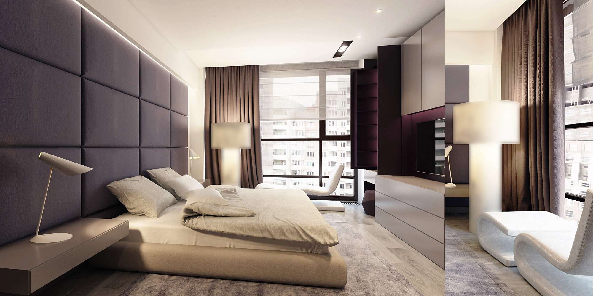 Elegant bedroom design