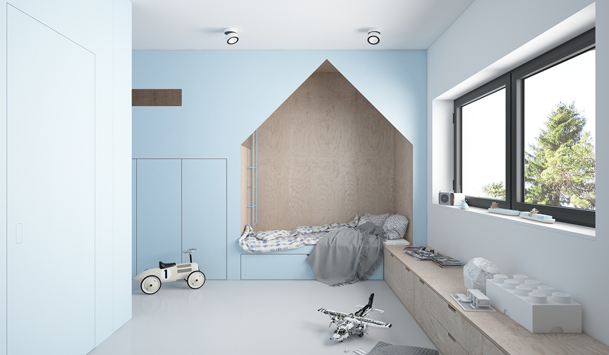 Scandinavian kids bedroom design