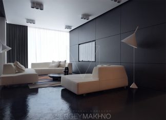 Dark living room theme