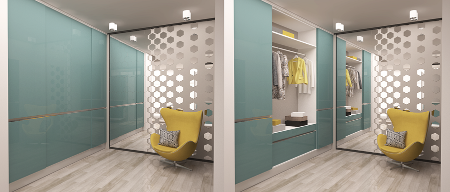 Smart interior for wardrobe