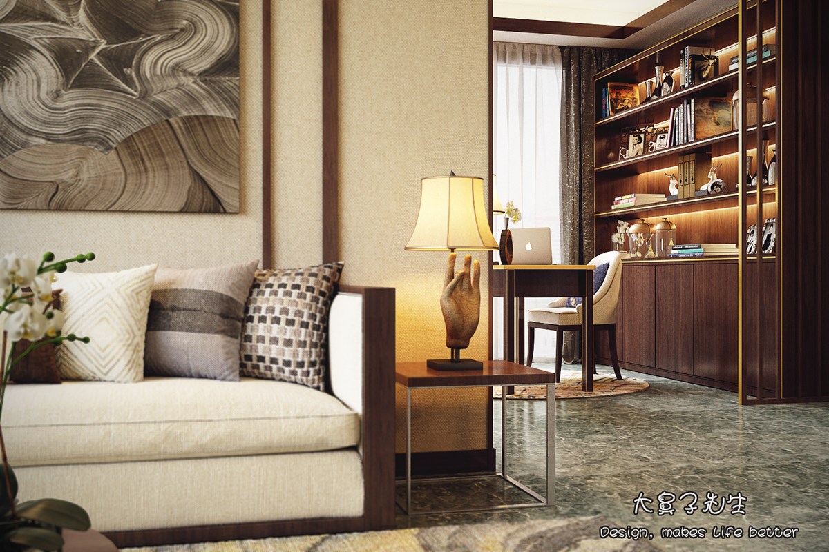 Beautiful Apartment Interior Design With Chinese Style ...