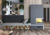 Modern fireplace