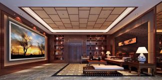 Classic living room interior design