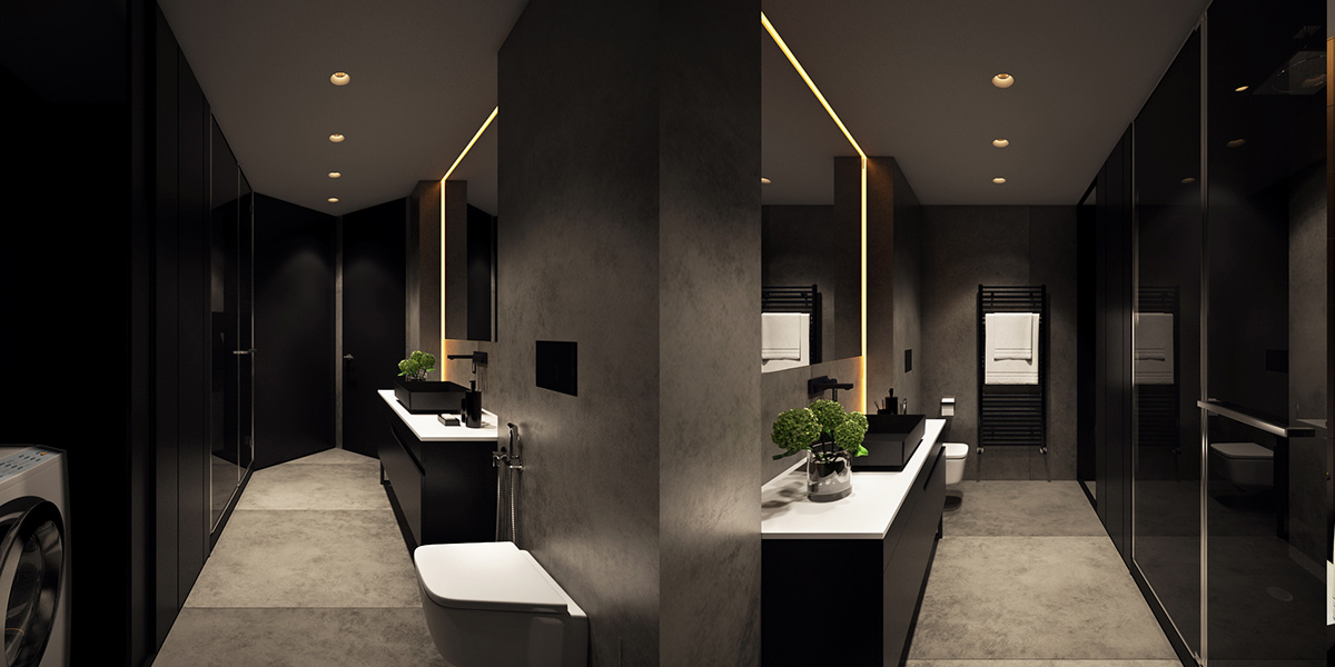 minimalist bathroom apartment design