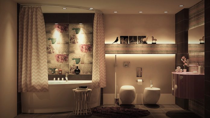luxury bathroom design looks charming