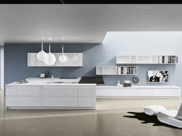 contemporary white kitchen design