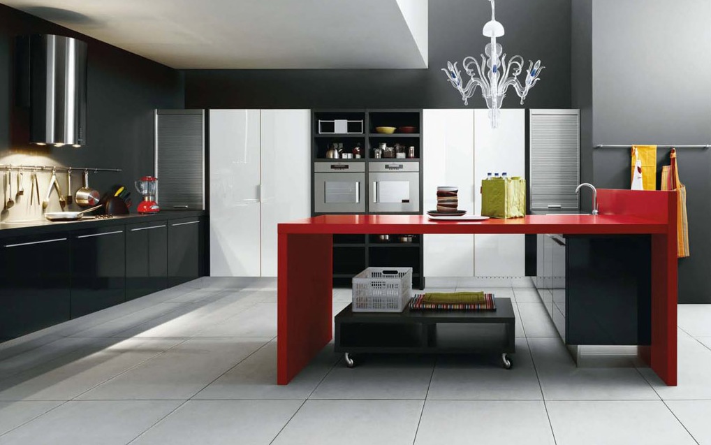 bright color for modern kitchen