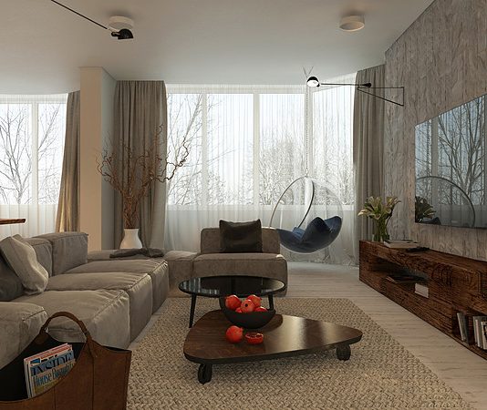 modern contemporary living room
