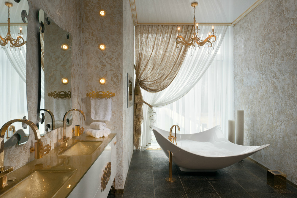 Variety of Bathroom Design Ideas Showing a Glamorous And ...