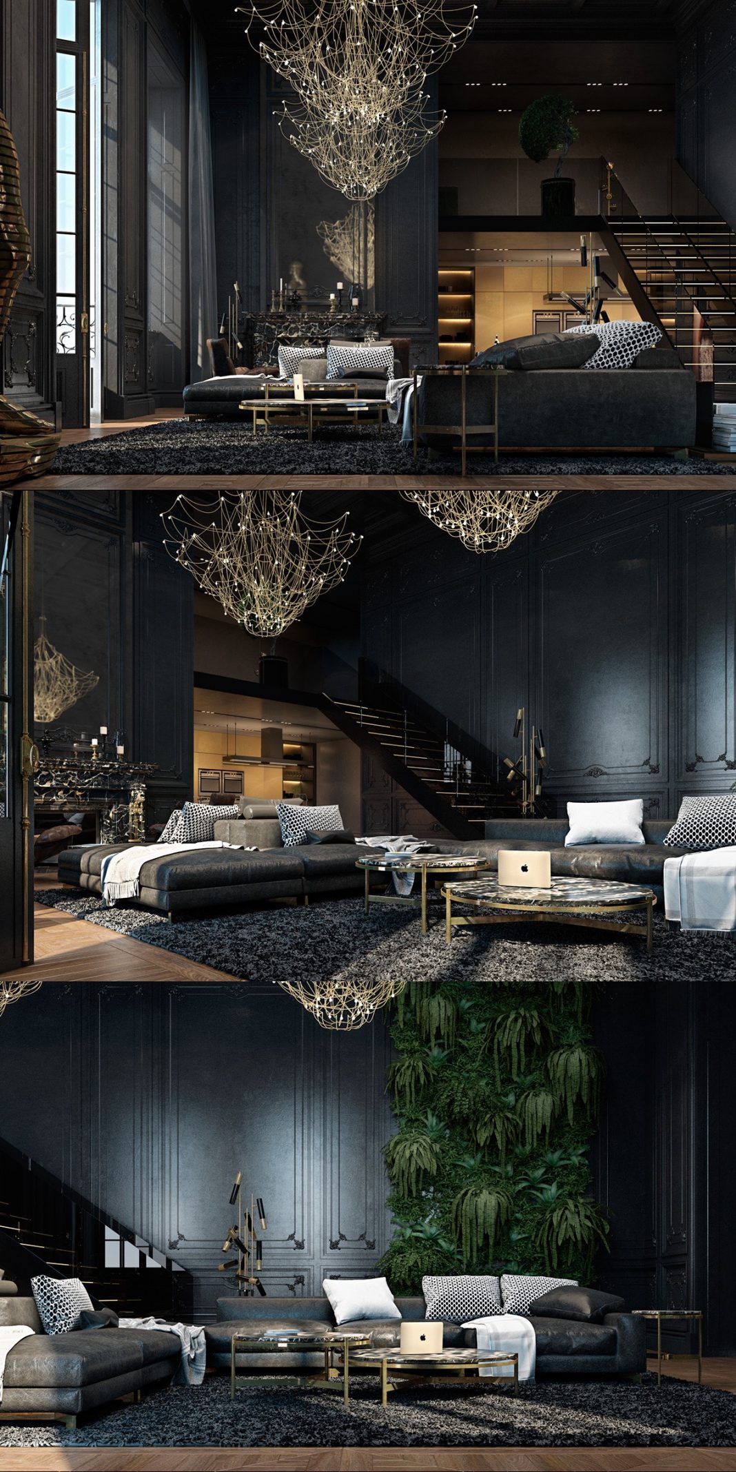 Black Color Show An Exotic Living Room Decorating Ideas RooHome