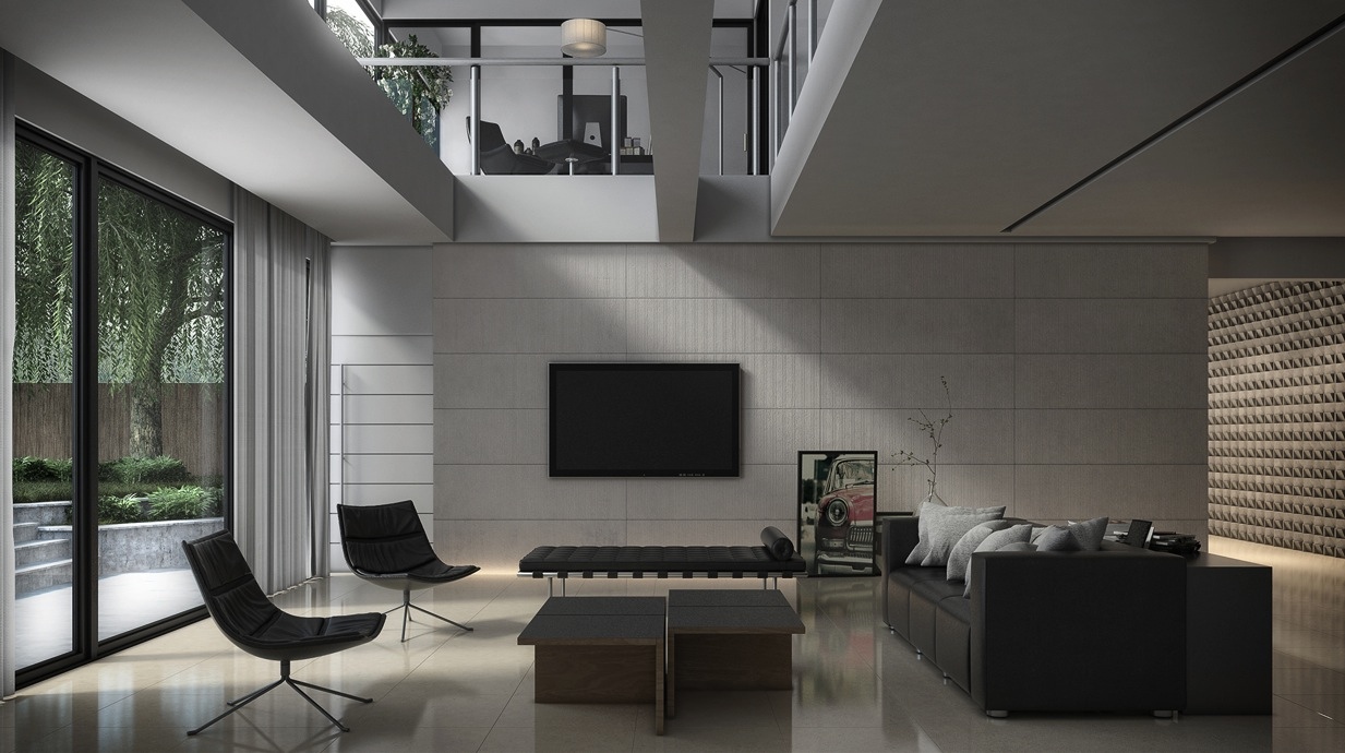 living room design looks spacious