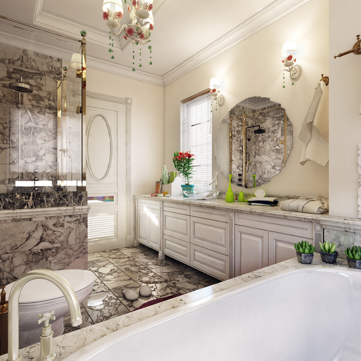 decorating small bathroom look luxurious