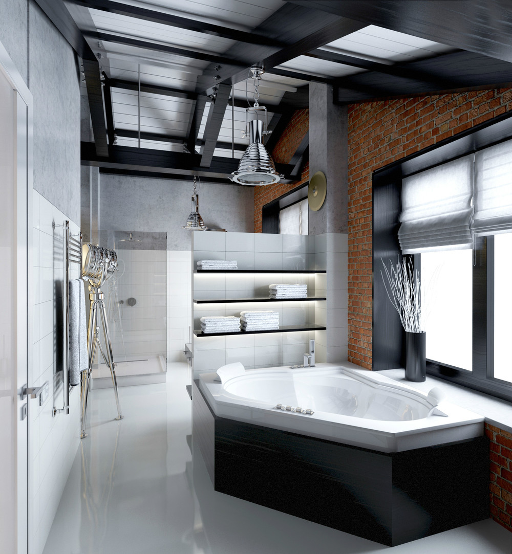 decorating masculine bathroom