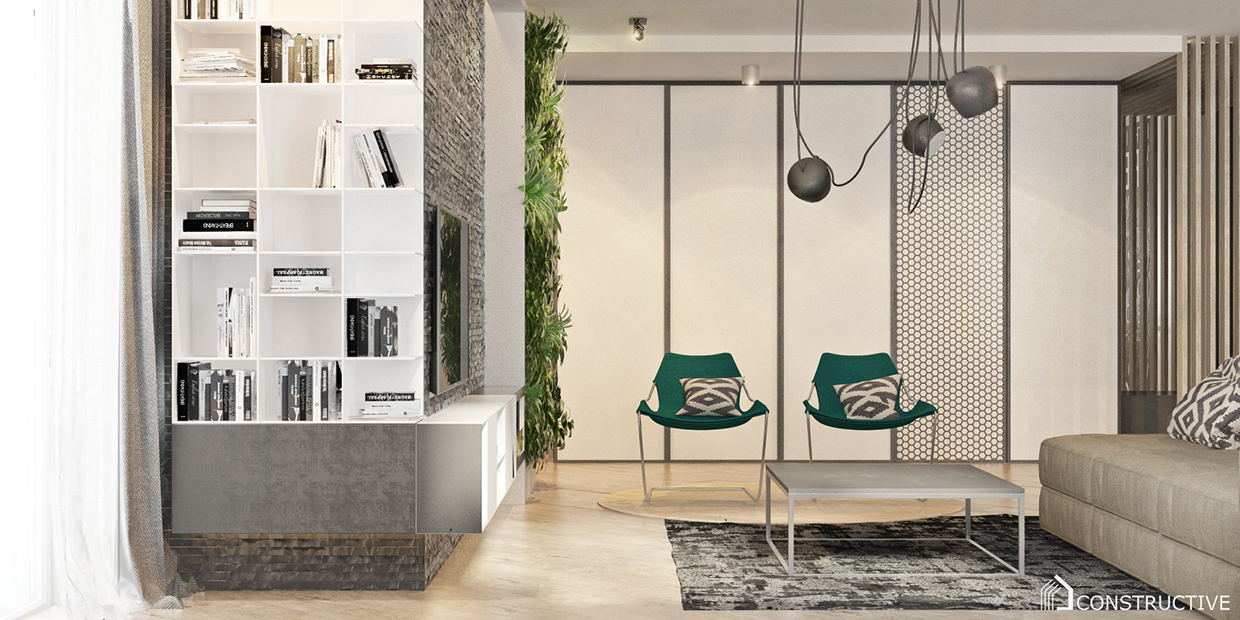 minimalist living room apartment design