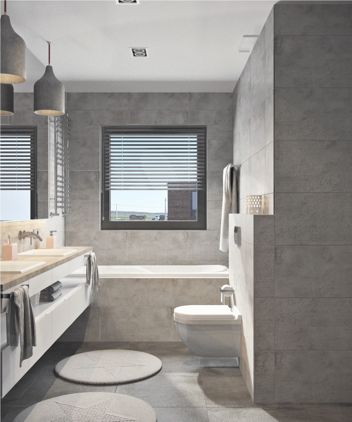 minimalist apartment bathroom design