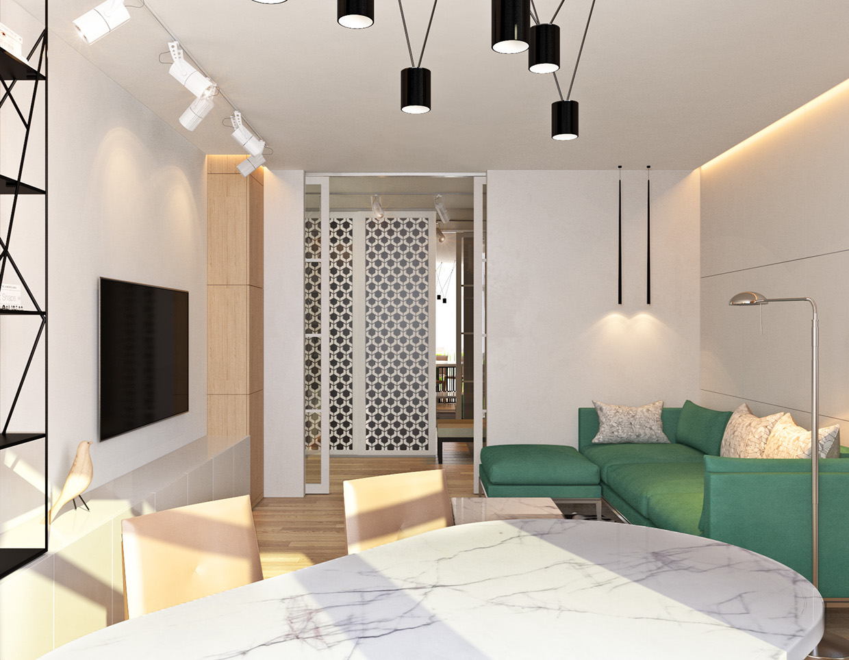 contemporary apartment design ideas