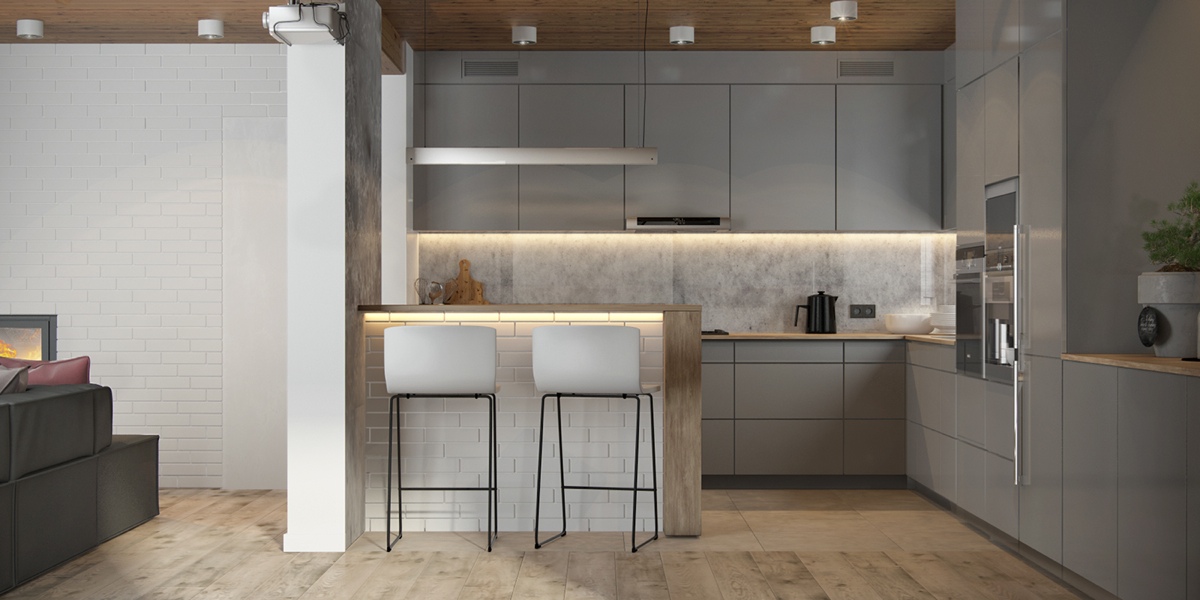 minimalist kitchen apartment decorating ideas