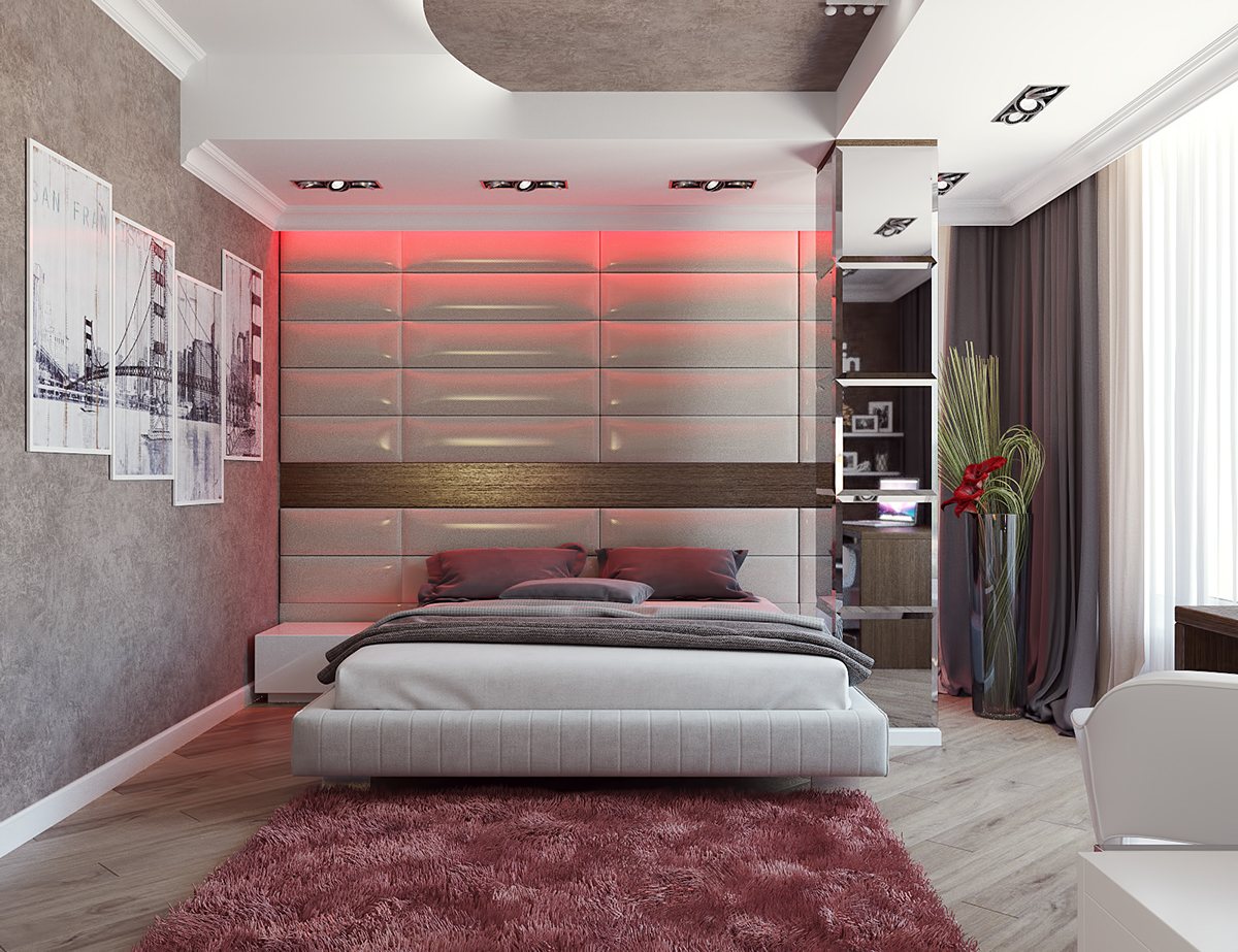 red bedroom decorating ideas