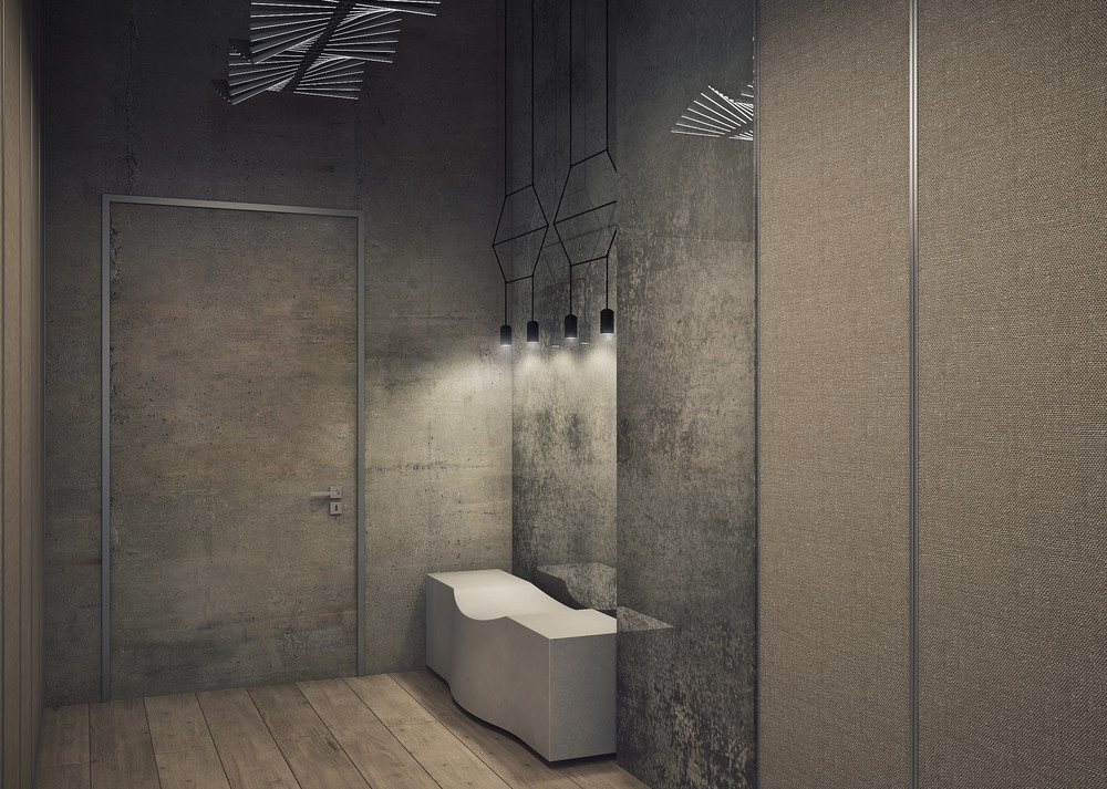 concrete gray bathroom plans designs