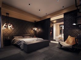 dark bedroom decorating ideas