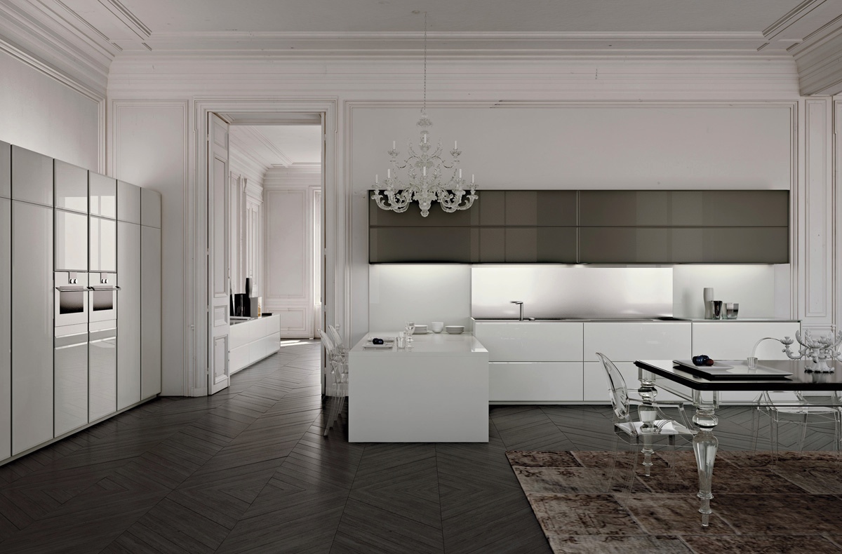 luxury gray kitchen design