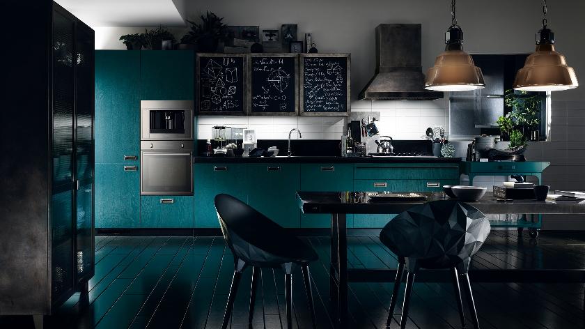 kitchen decorating with dark furniture