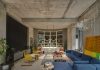 Creative living room design with smart interior