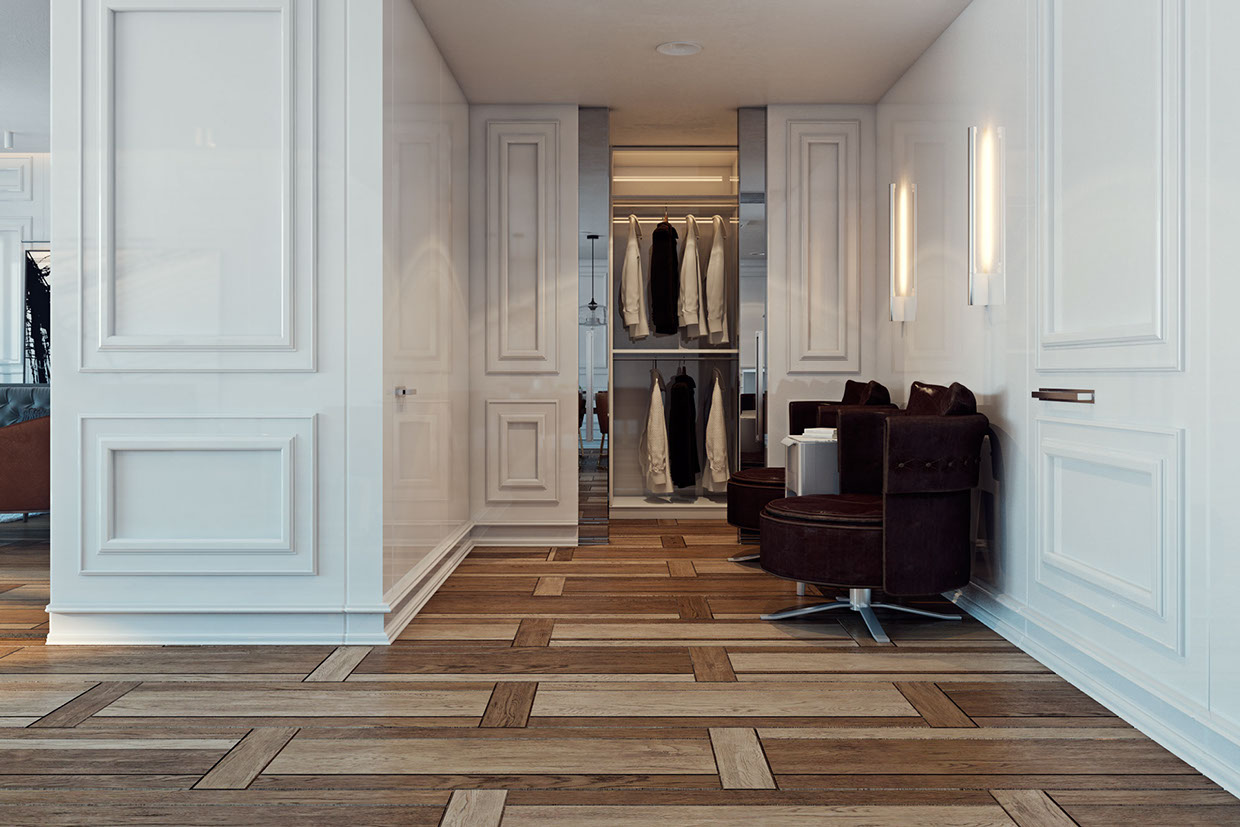 Wood flooring design