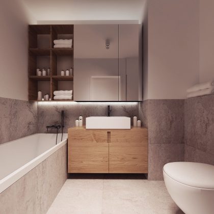 Simple and Minimalist Design For Decorating Small Bathroom Ideas Will ...