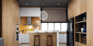 modern wooden kitchen design
