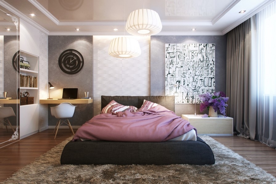 small modern bedroom