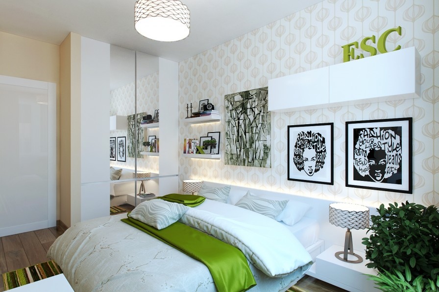 wallpaper bedroom design